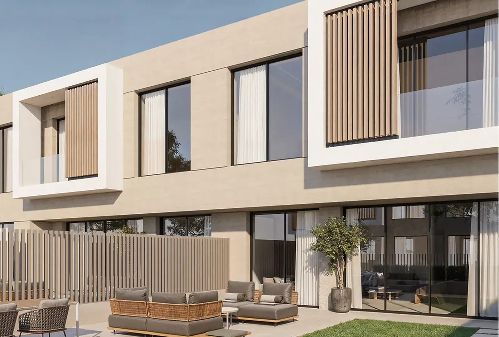 Duplex units in Waterfront Residences